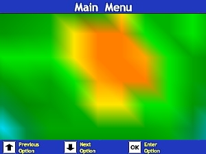 Изображение объекта в режиме реального времени в видео очках детектора аномалий eXp 5000